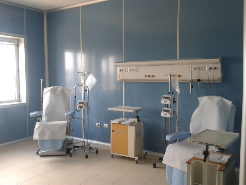 Realizzazione reparto terapie ospedale Sassari
