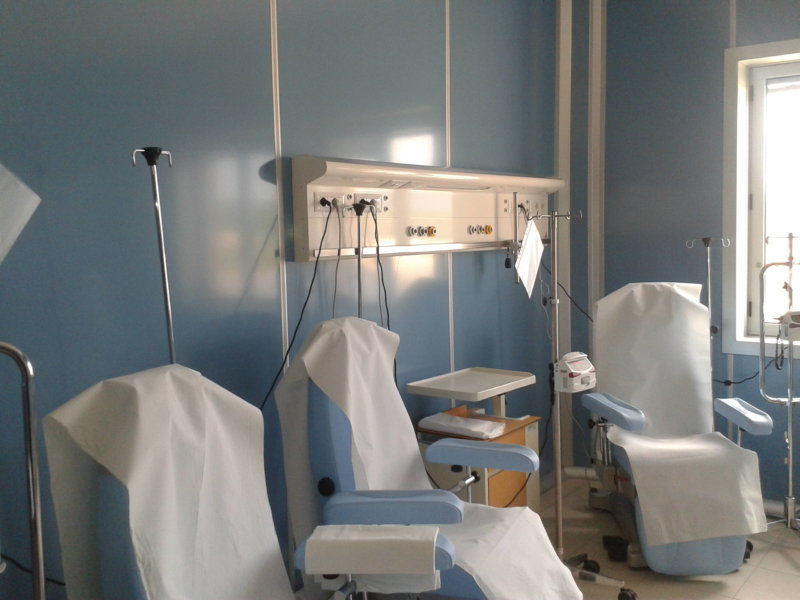 Realizzazione reparto terapie ospedale Sassari